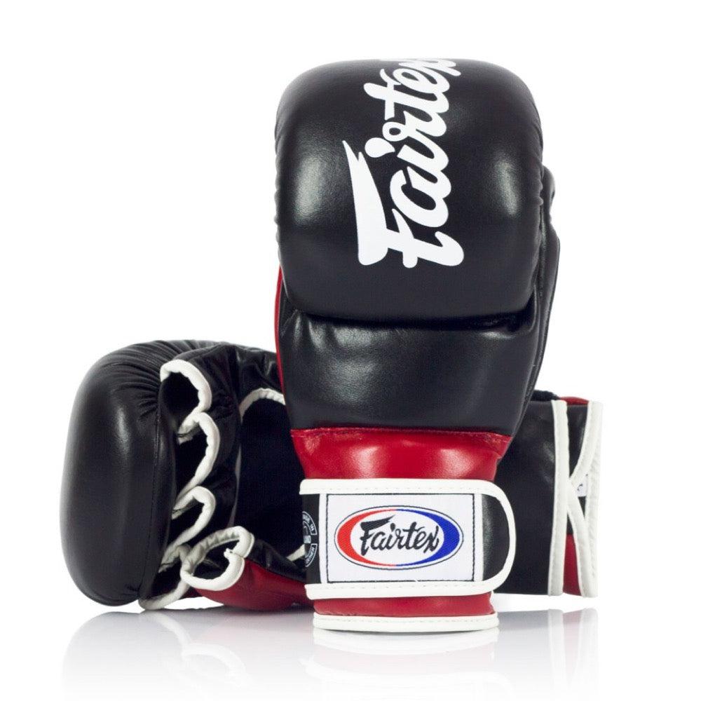 syntex handschuhe Fairtex Super MMA Sparring-Handschuhe - Schwarz/Rot