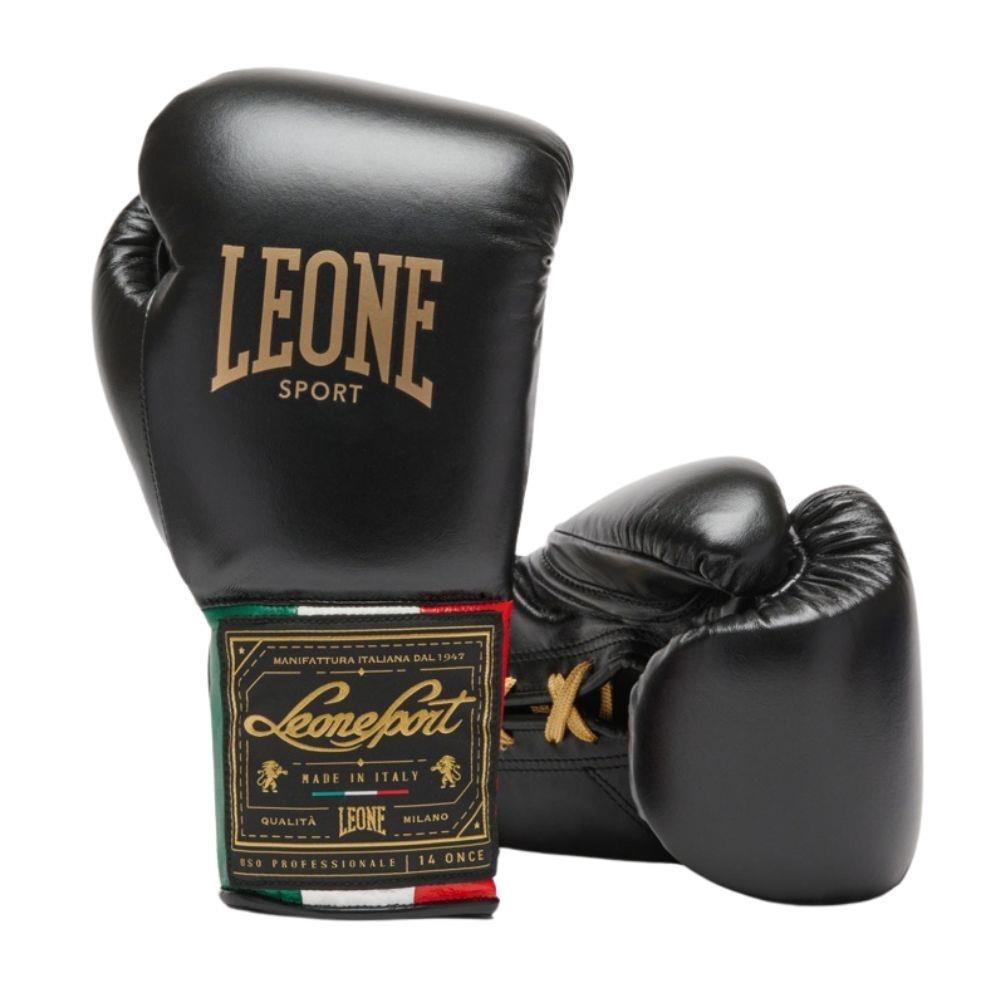 leone handschuhe Orlando Classico Tricolore Spitzen-Boxhandschuhe DD Doral lasting quality. Farbe:Gelb 1+1 GRATIS Metal Gear Solid Master