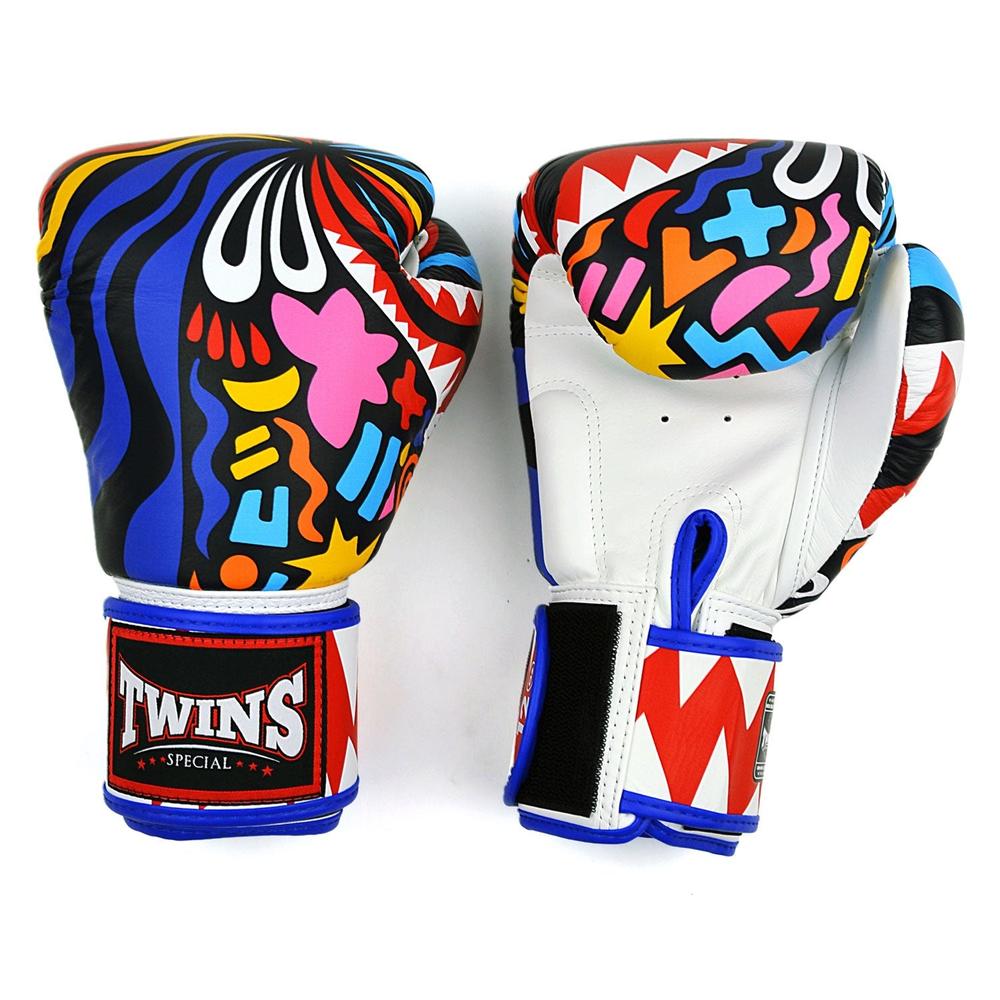 twins handschuhe Twins Abstract Boxhandschuhe - Weiß/Blau