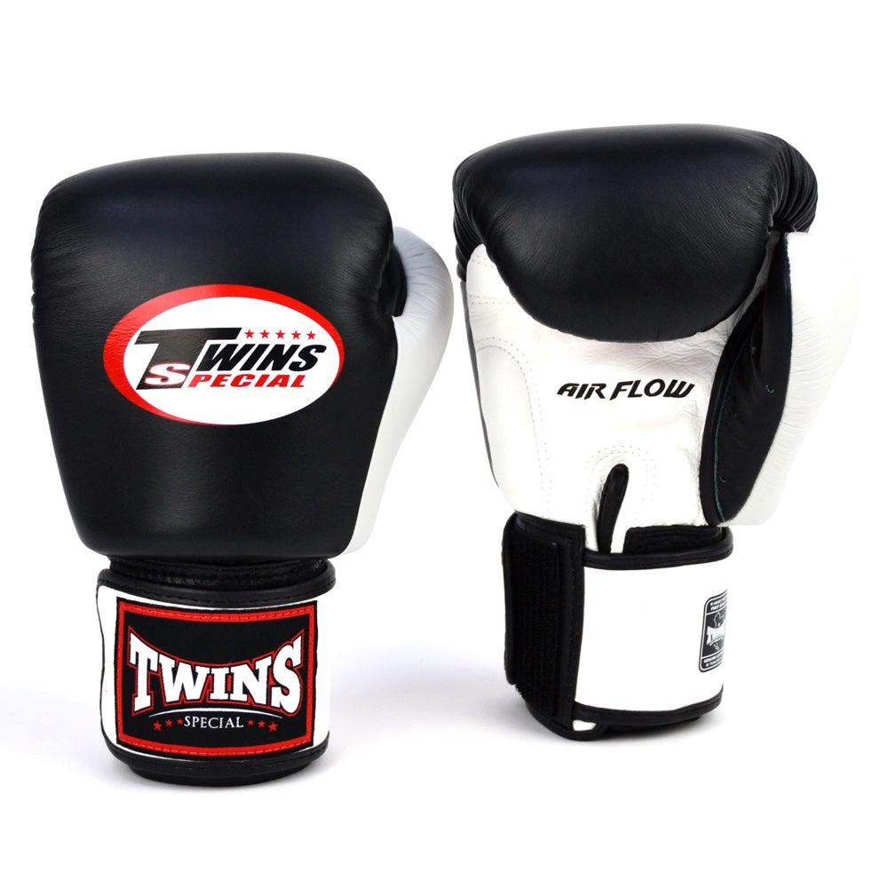 twins muay thai handschuhe Twins Air Flow Boxhandschuhe - Schwarz/Weiß