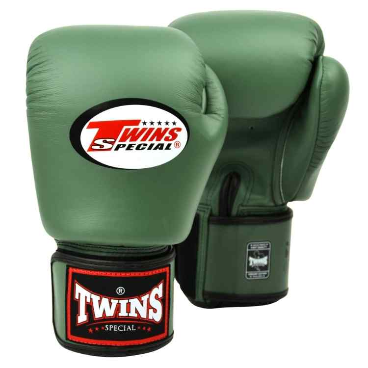 twins handschuhe Twins Boxhandschuhe - Olivgrün