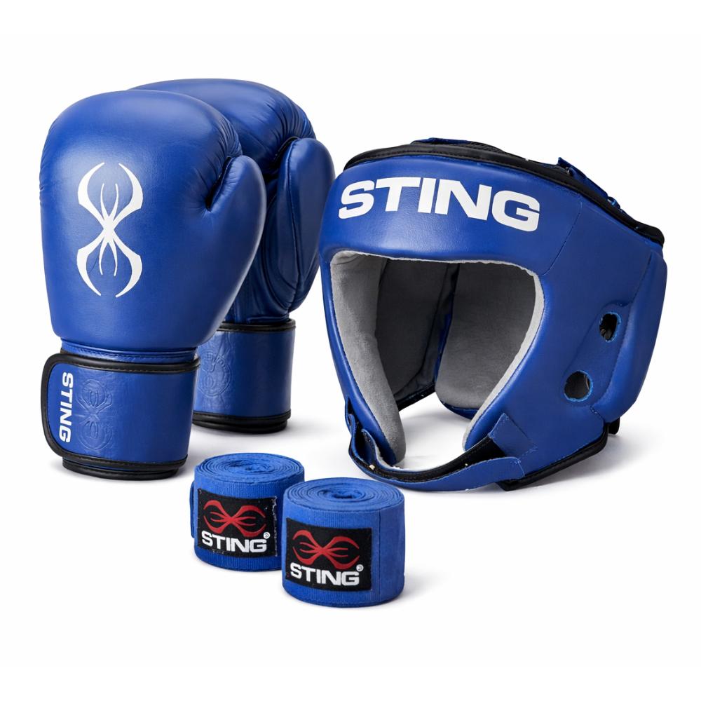 sting handschuhe Sting Wettkampf-zugelassene Boxhandschuhe - Rot