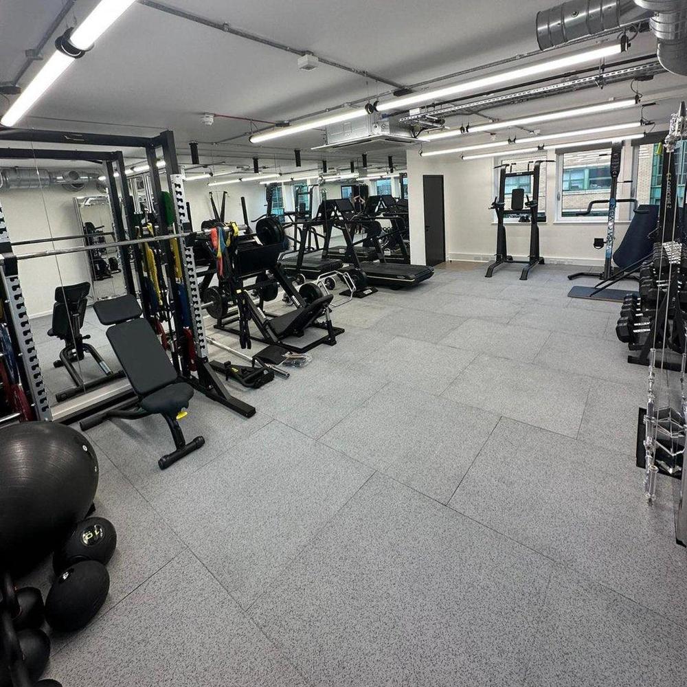 20mm Konnecta Snowflake Self-Locking Gym Flooring Mat-Sprung Gym Flooring