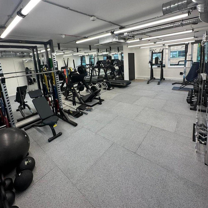 20mm Konnecta Snowflake Self-Locking Gym Flooring Mat-Sprung Gym Flooring