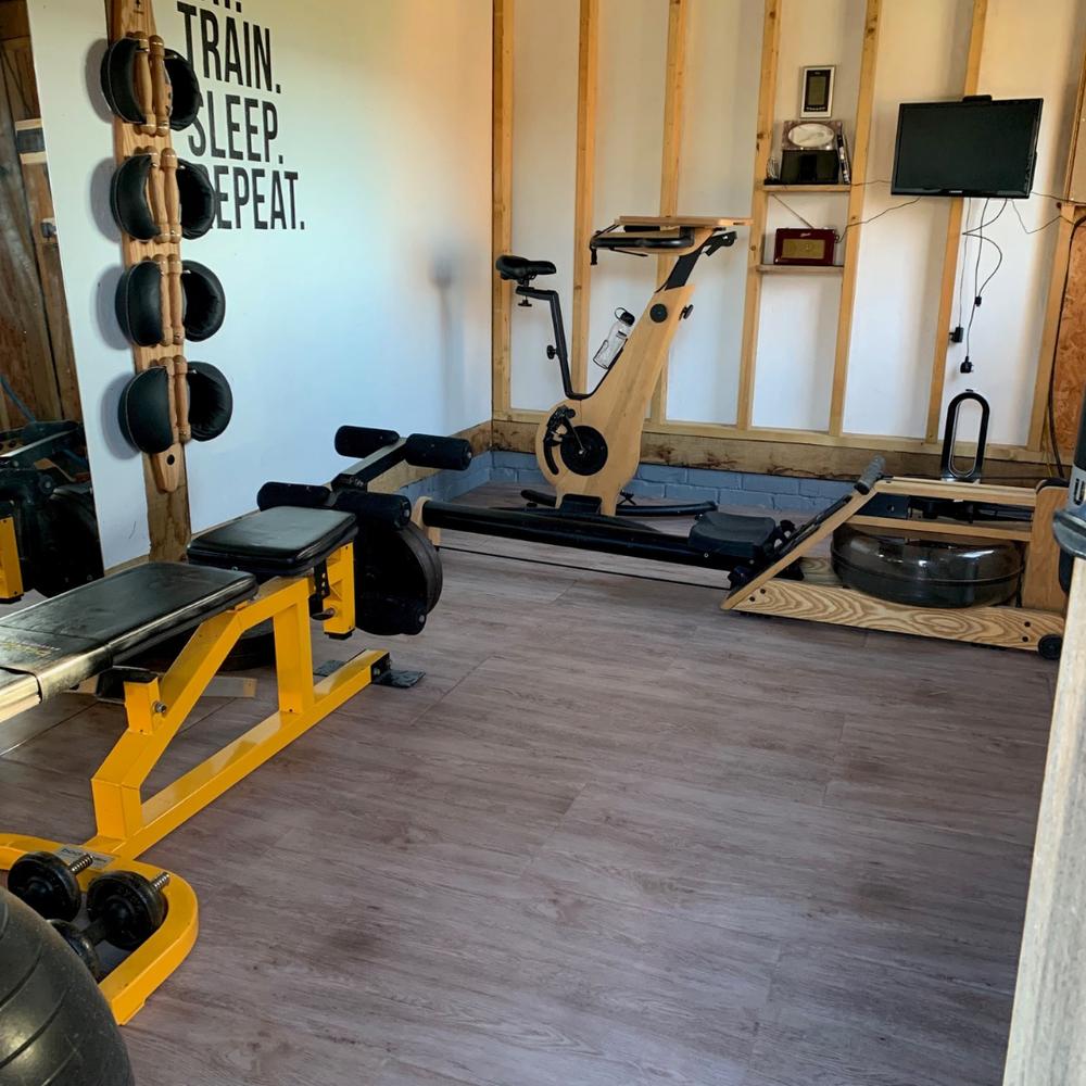 20mm Konnecta Wood Effect Gym Flooring Mats-Sprung Gym Flooring