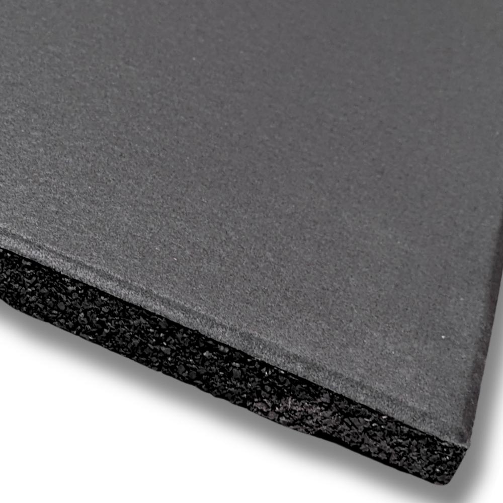 20mm Onyx EPDM Rubber Gym Tiles-Sprung Gym Flooring