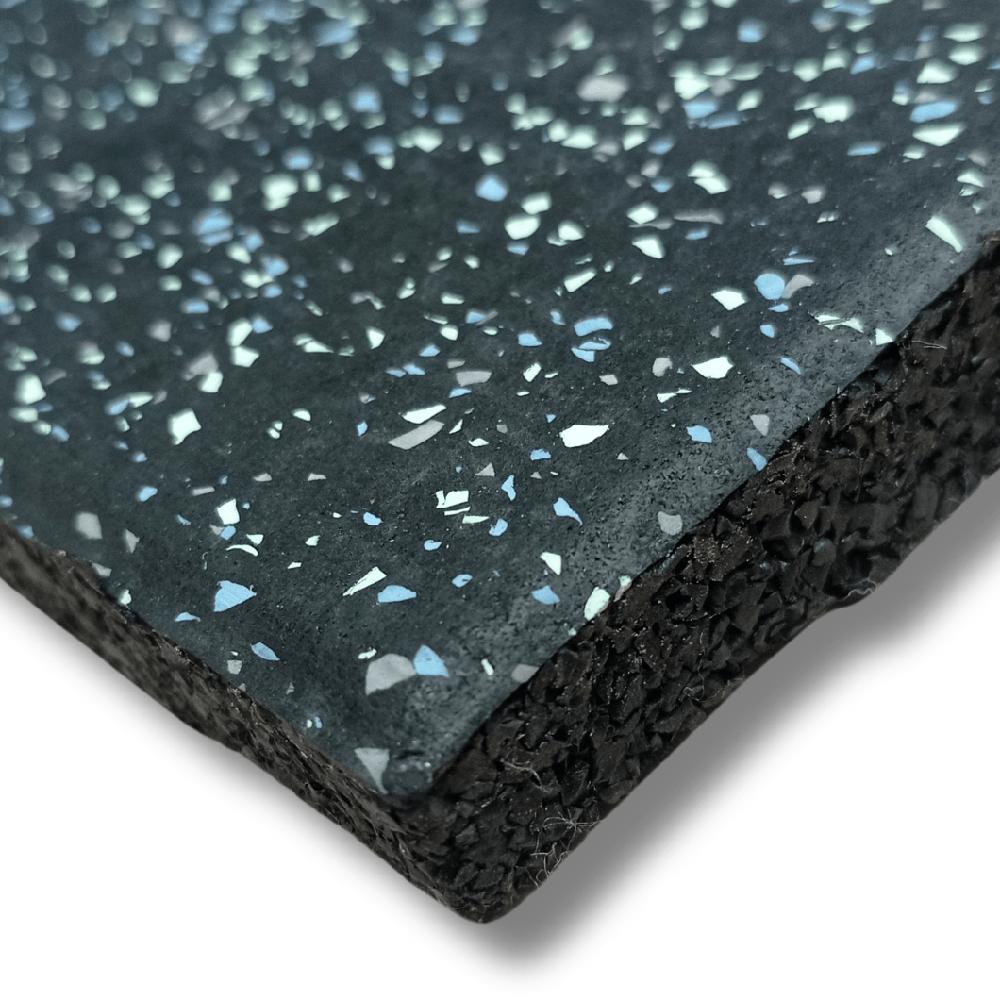 20mm Seahawk Fleck Rubber Gym Tile-Sprung Gym Flooring