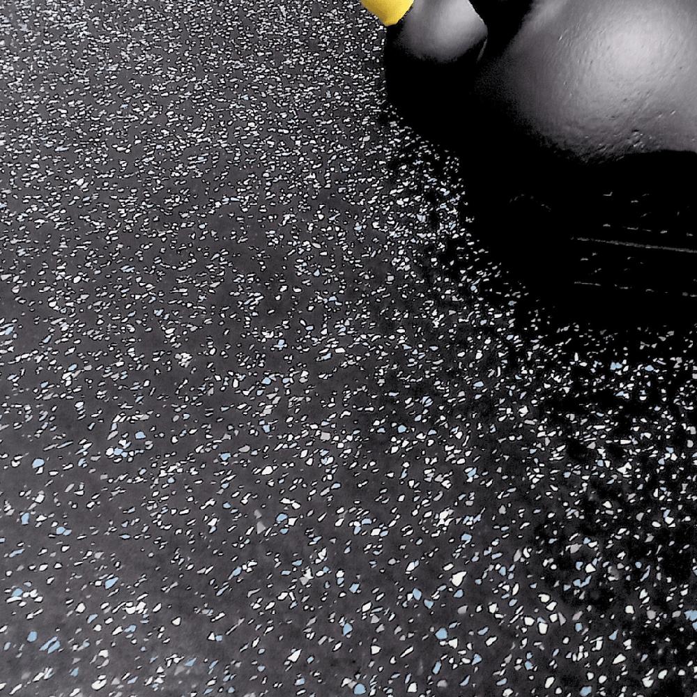 20mm Seahawk Fleck Rubber Gym Tile-Sprung Gym Flooring