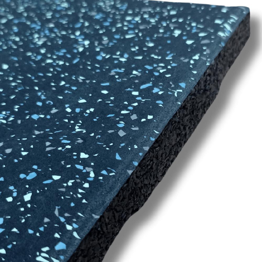 20mm Seahawk Fleck Rubber Gym Tile-Sprung Gym Flooring