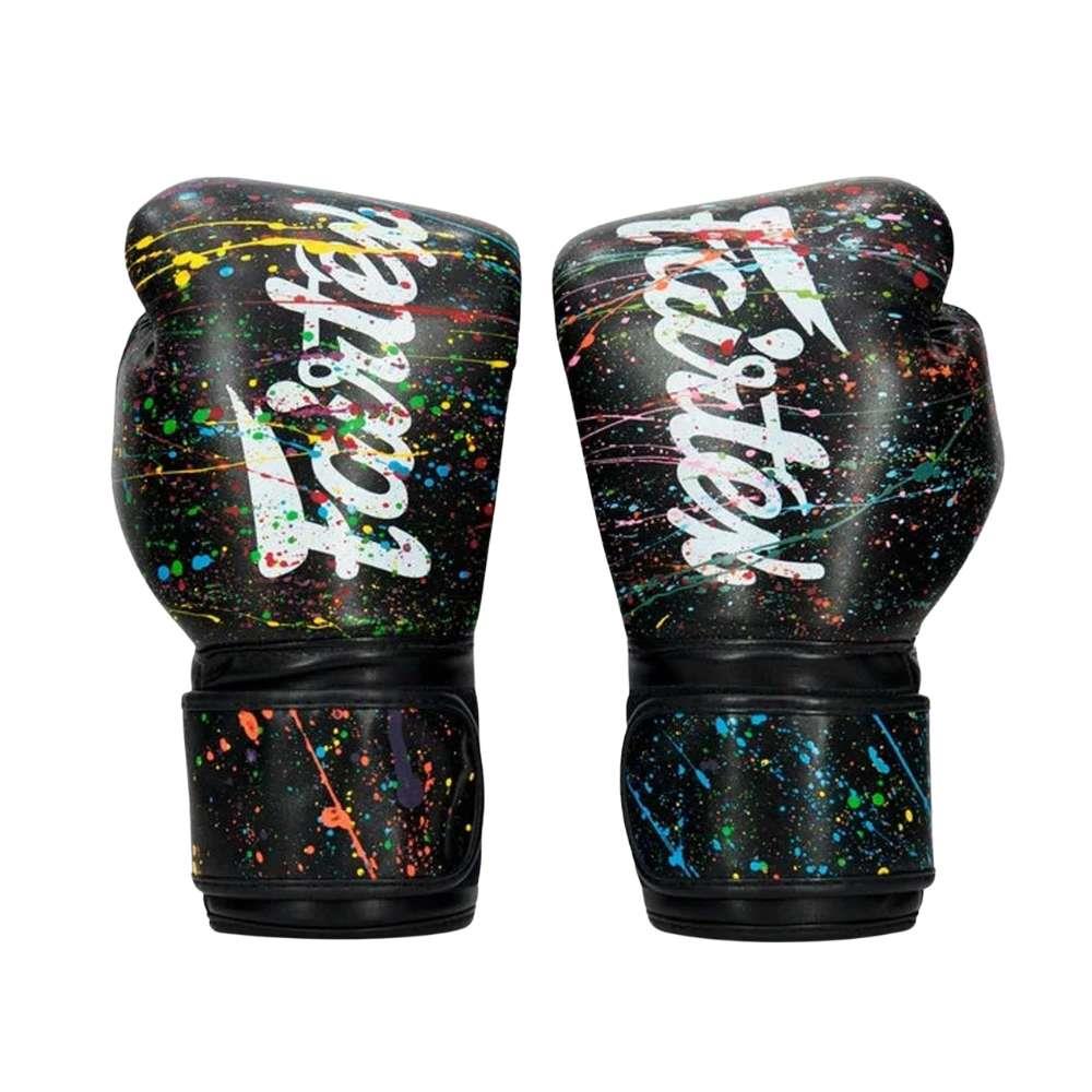 Fairtex Painter Microfibre Boxing Gloves - Black