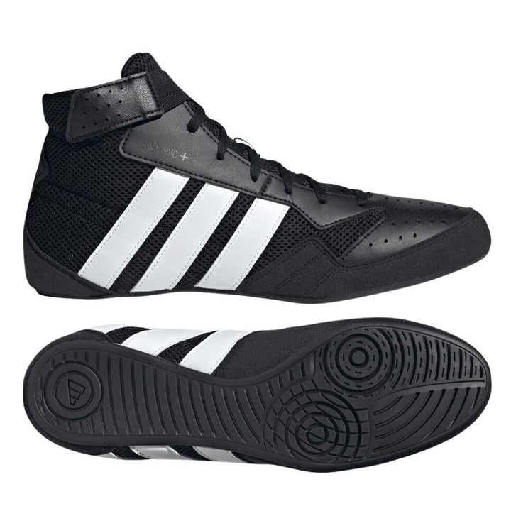 Adidas Kids Havoc Plus Boxing Wrestling Boot - Black-Adidas