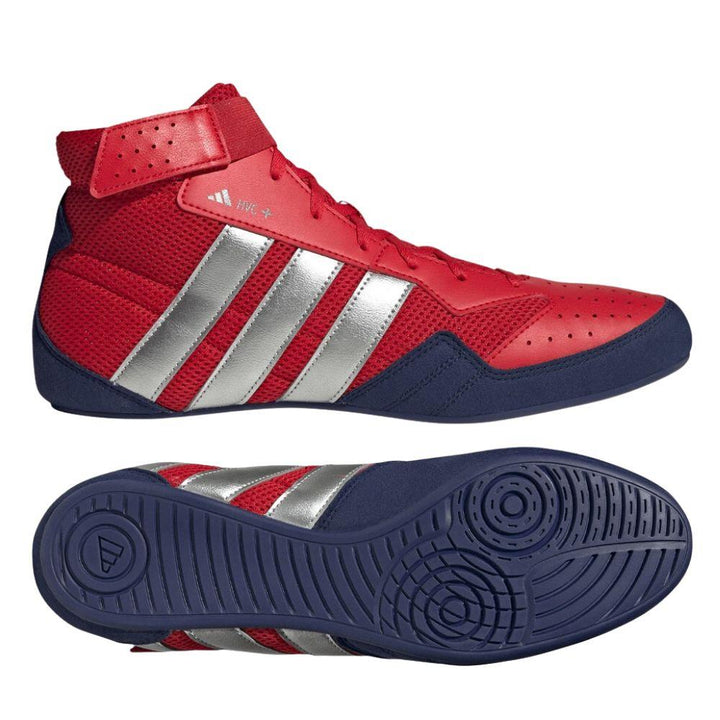 Adidas Kids Havoc Plus Boxing Wrestling Boot - Scarlet-Adidas