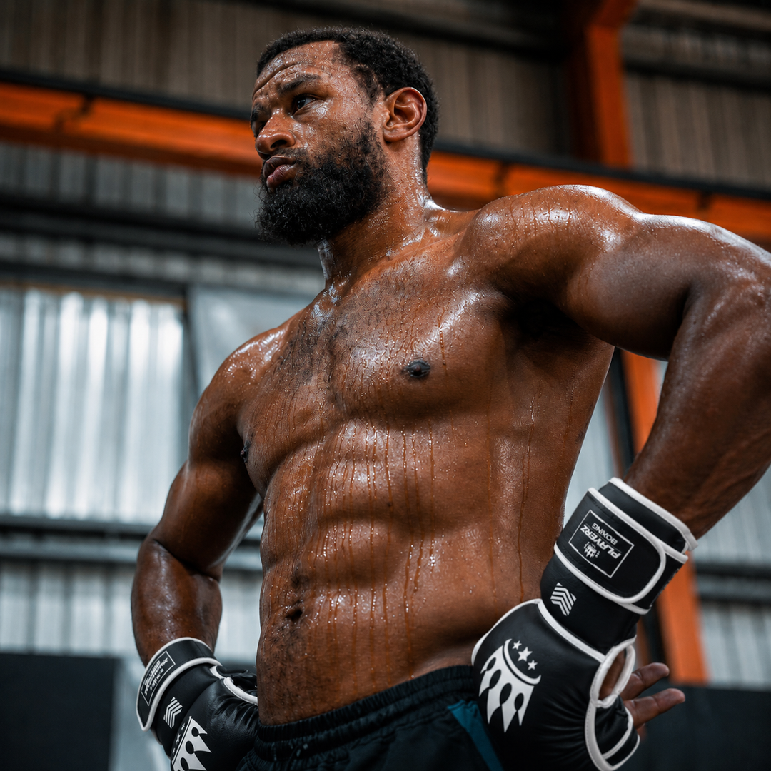 Playerz SparTech MMA Sparring Gloves - Black/White
