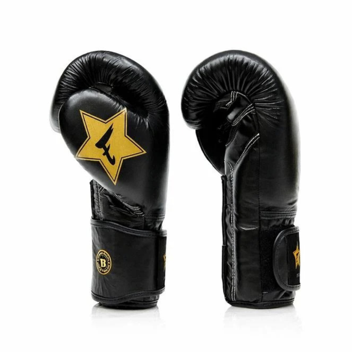 Fairtex x Booster Muay Thai Boxhandschuhe – Schwarz/Gold