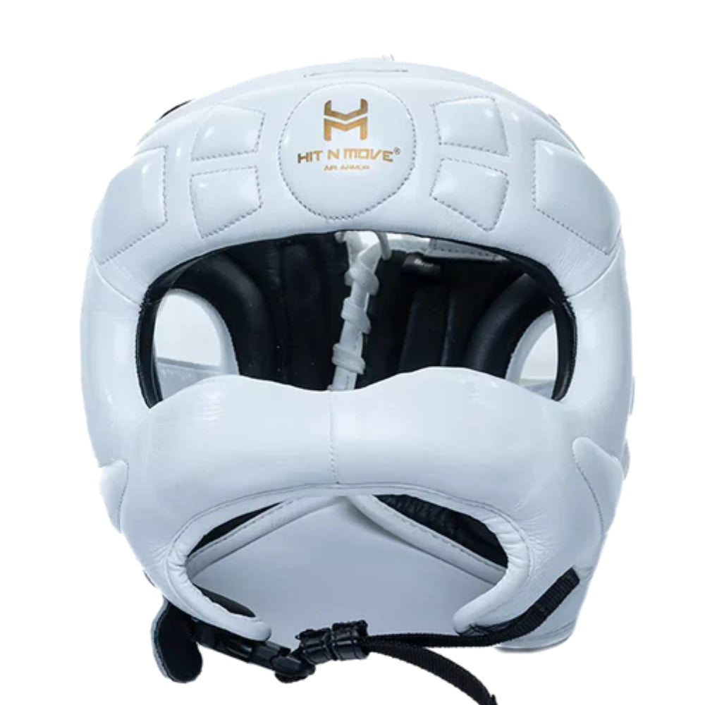 Hit N Move Nose Bar Head Guard - White