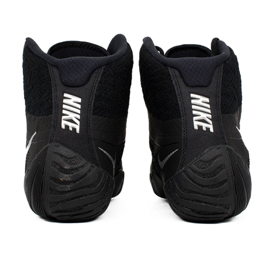 Nike Tawa Wrestling Boots - Black/Silver-Nike