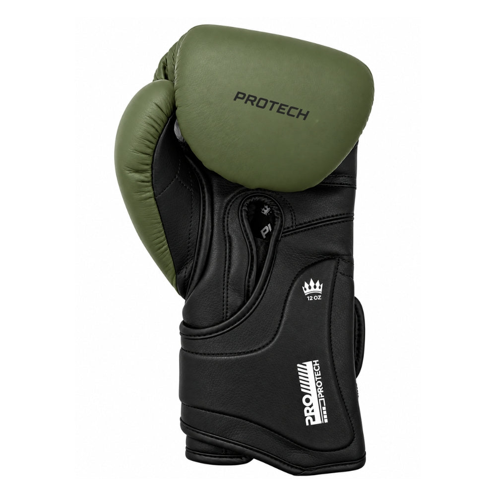 Playerz ProTech Boxing Gloves - Khaki-Playerz Boxing