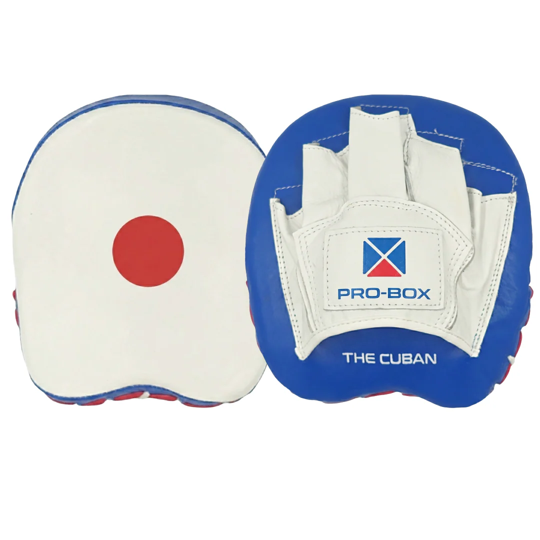 Pro Box Cuban Focus Pads – Blau/Rot/Weiß