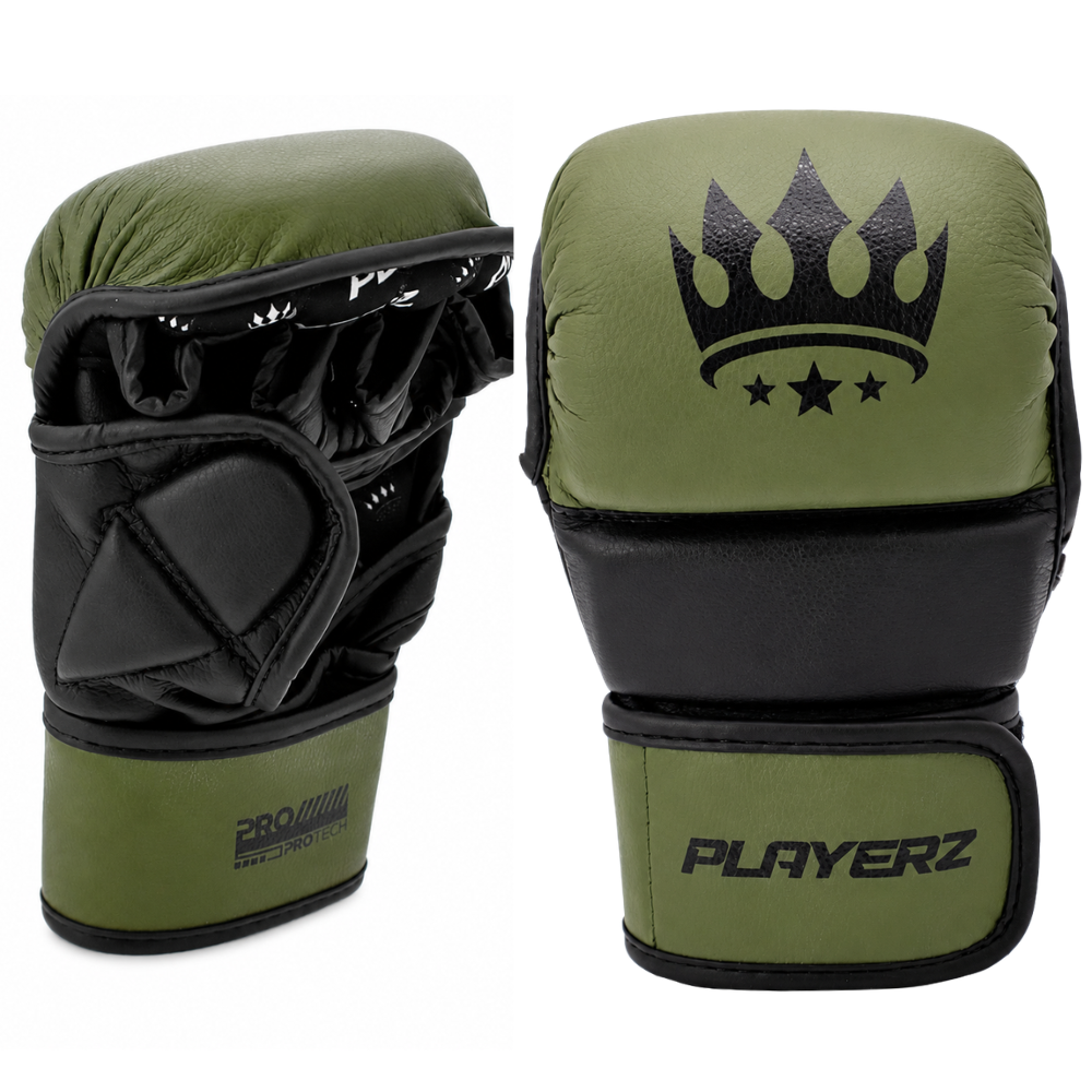 Playerz ProTech MMA Gloves - Khaki/Black