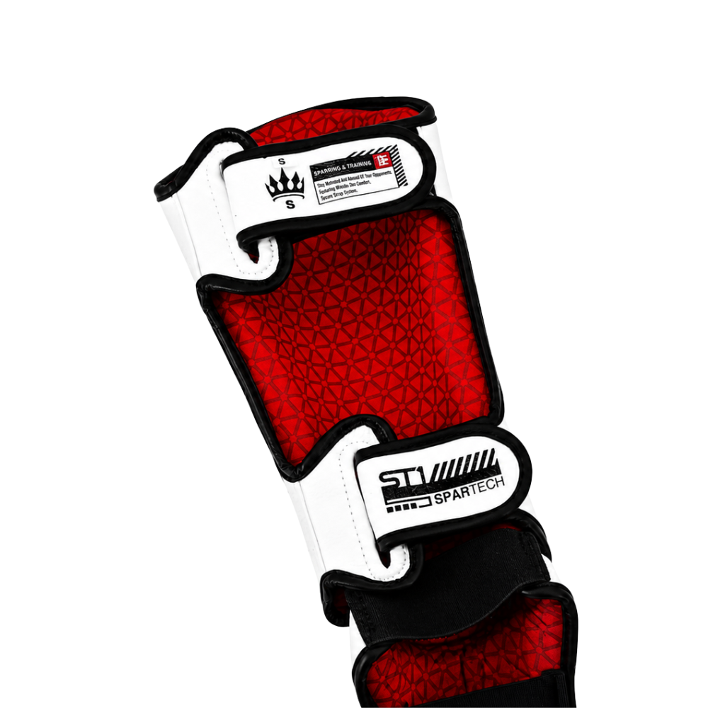 Playerz Kids SparTech Shin Guard - White