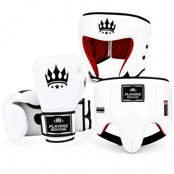 Playerz SparTech Boxing Set - White