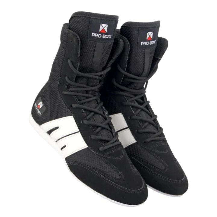 Pro Box Classic Boxing Boot - Black/White