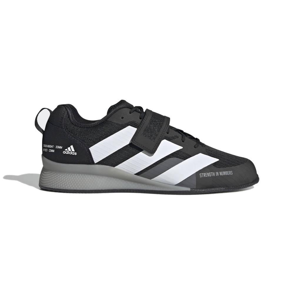 Adidas Adipower 3 Weightlifting Boots - Black/Grey-FEUK