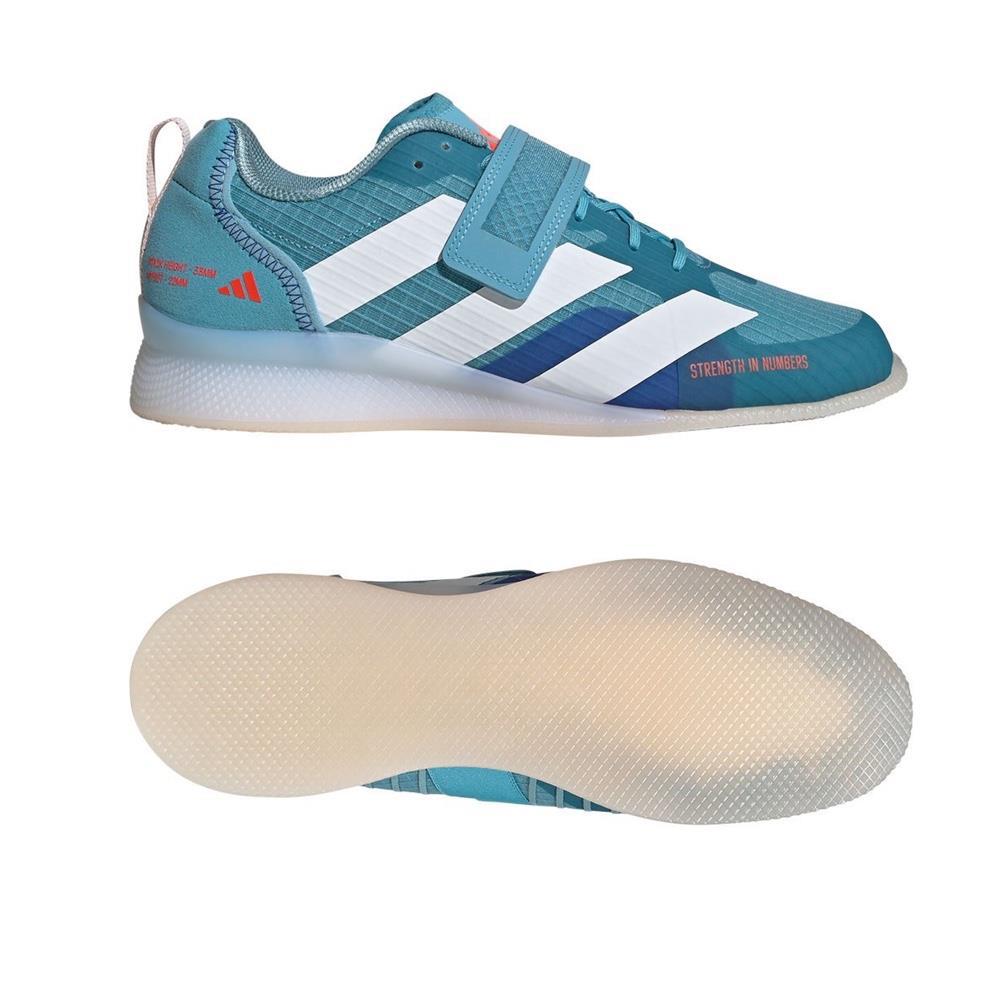 Adidas Adipower 3 Weightlifting Boots - Blue/White