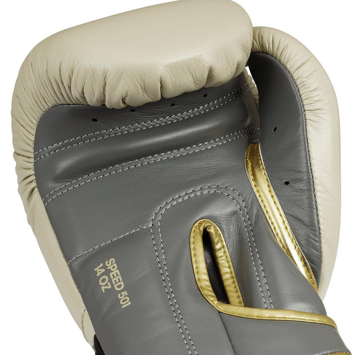 Adidas Adispeed Boxing Gloves - Alumina/Gold-Adidas