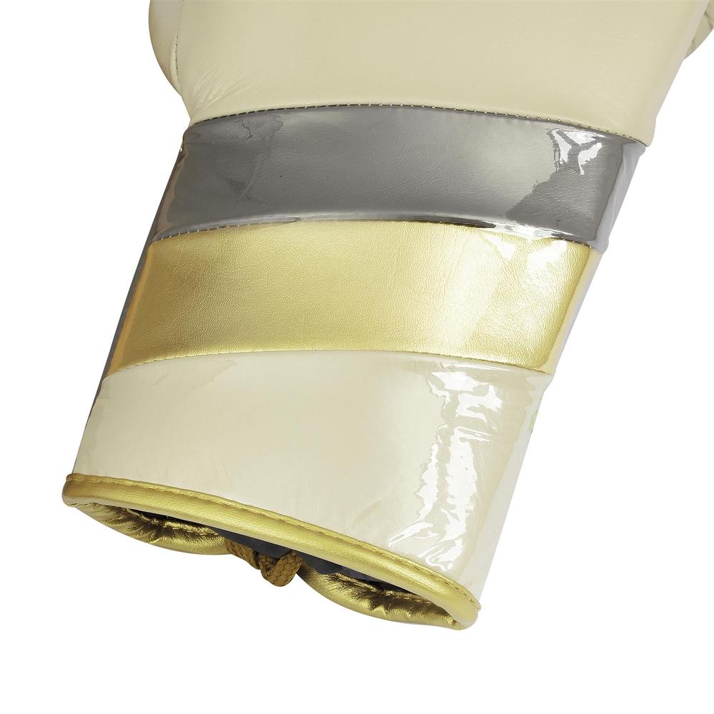 Adidas Adispeed Lace Boxing Gloves - Alumina/Gold-Adidas