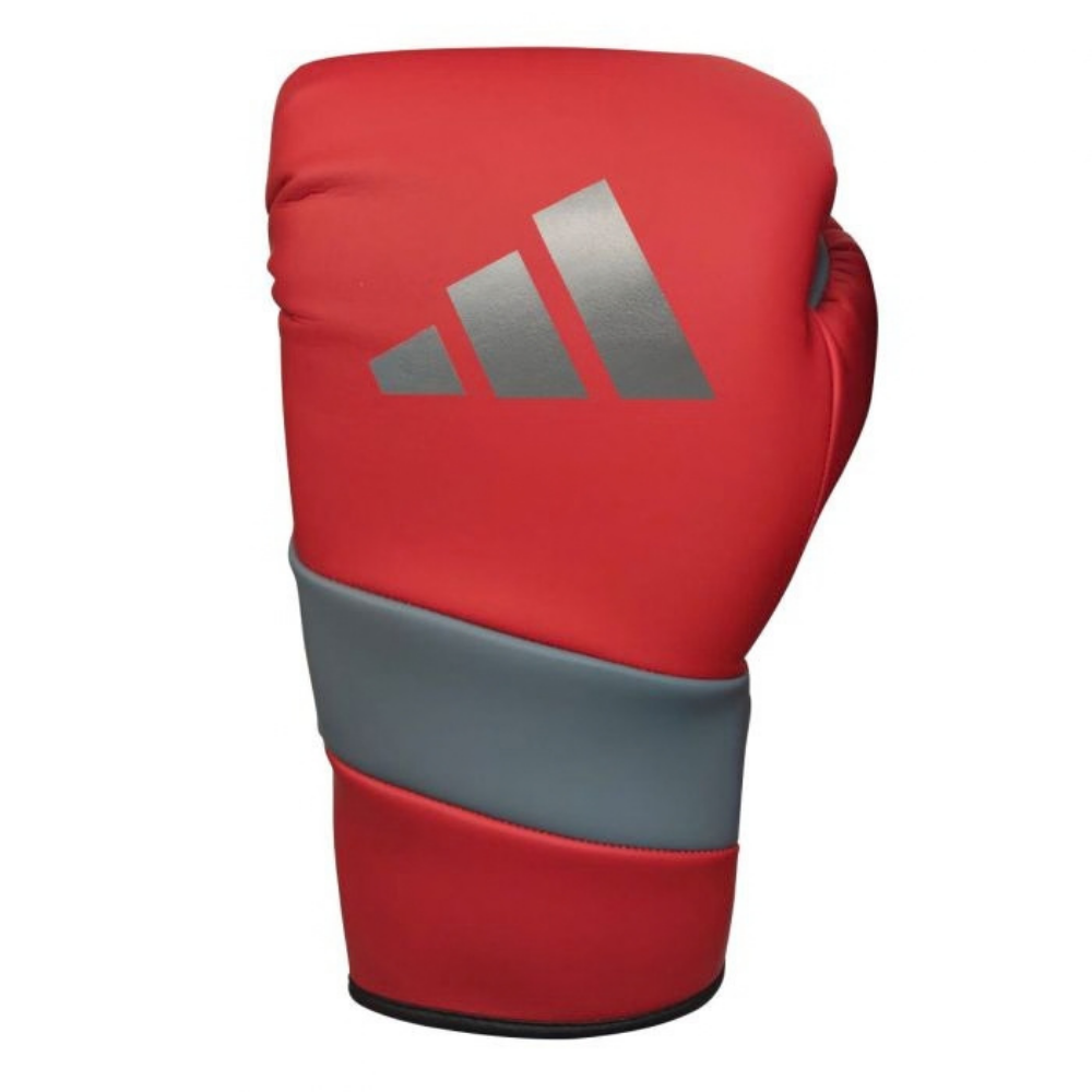 Adidas Adispeed Lace Pro Boxing Gloves - Red/Silver-Adidas