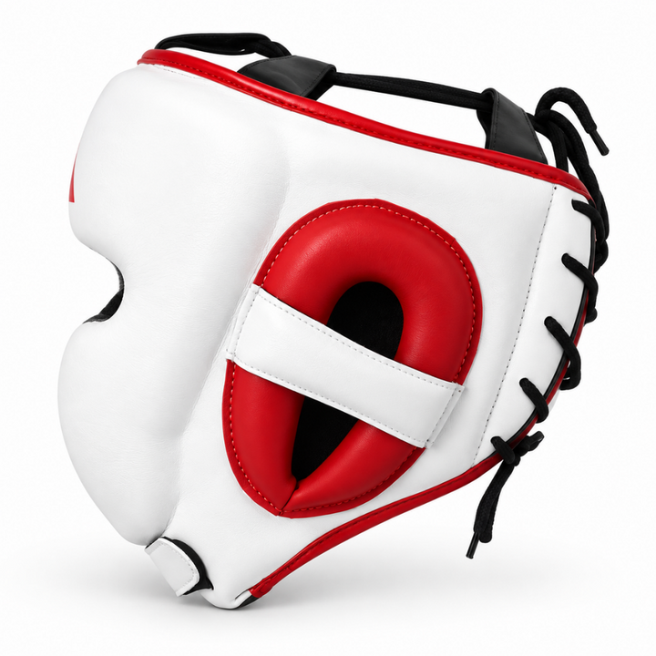 Adidas Adispeed Pro Head Guard - White/Red-Adidas