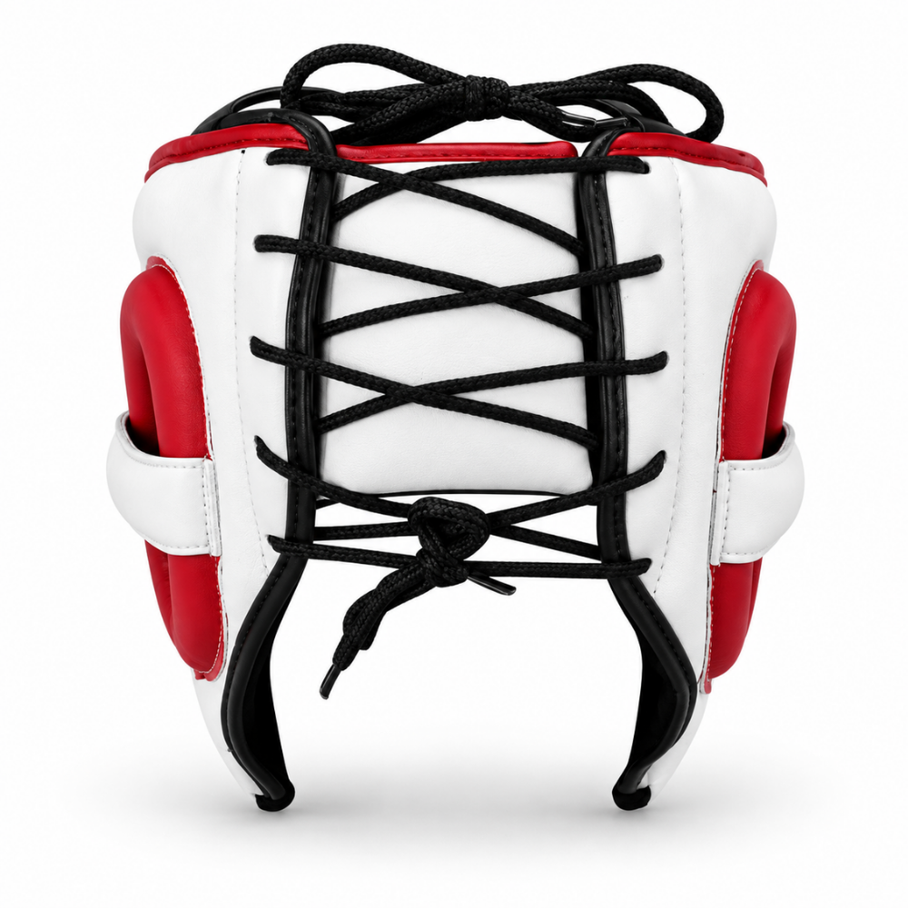 Adidas Adispeed Pro Head Guard - White/Red-Adidas