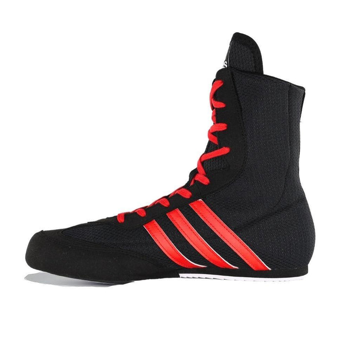 Adidas Box Hog 2 Custom Boxing Boots - Black/Red-FEUK