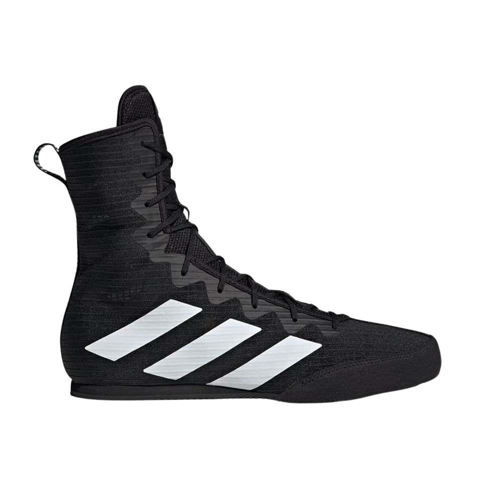 Adidas Box Hog 4 Boxing Boots - Black-Adidas