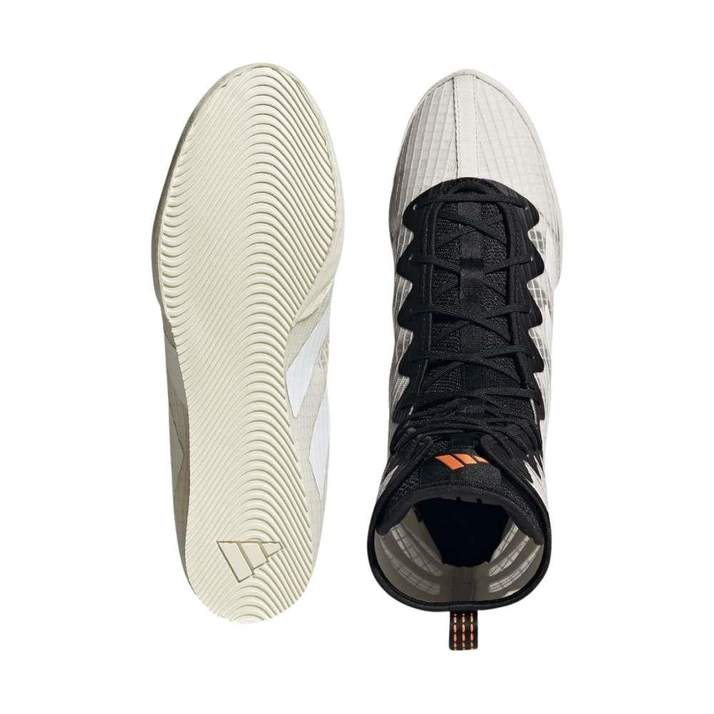 Adidas Box Hog 4 Boxing Boots - Grey-Adidas