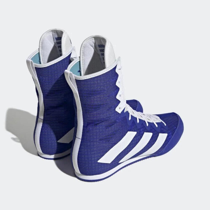 Adidas Box Hog 4 Boxing Boots - Navy Blue/White-FEUK