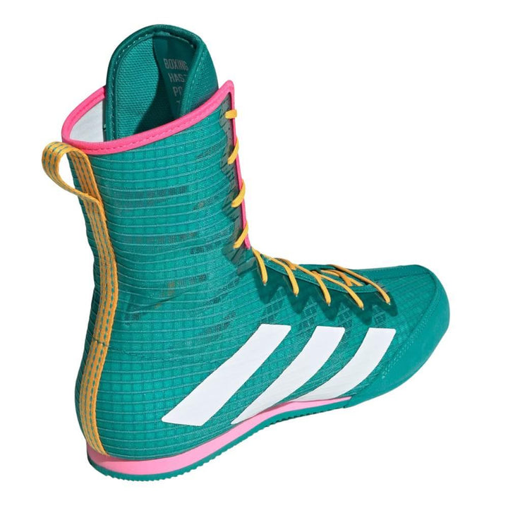 SSL Adidas Box Hog 4 Boxing Boots - Teal/White/Pink-Adidas