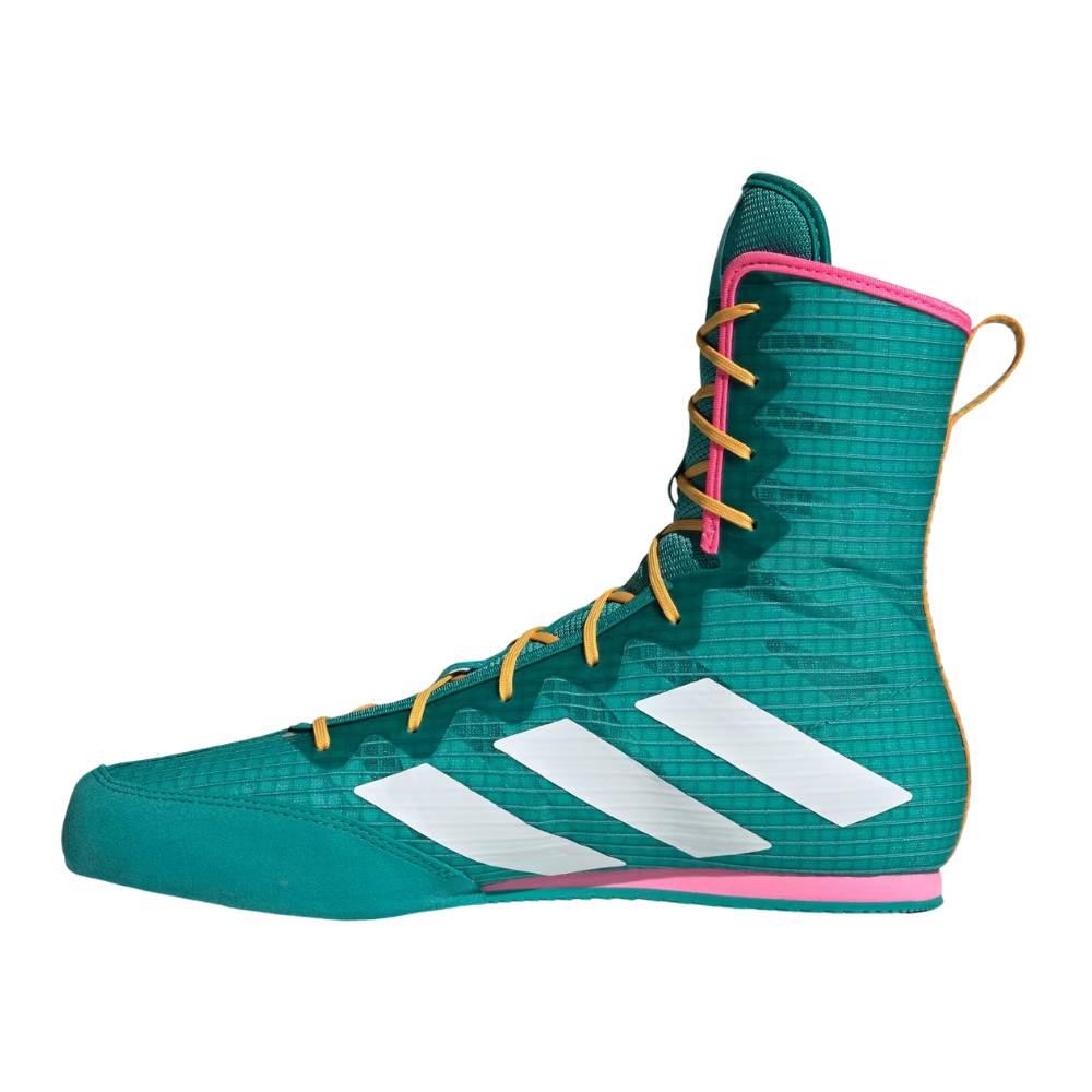 SSL Adidas Box Hog 4 Boxing Boots - Teal/White/Pink-Adidas