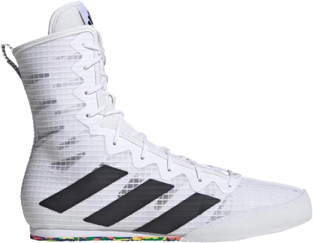 Adidas Box Hog 4 Boxing Boots White Fight Equipment UK FEUK