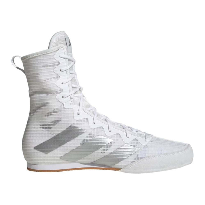 Adidas Box Hog 4 Boxing Boots - White-Adidas