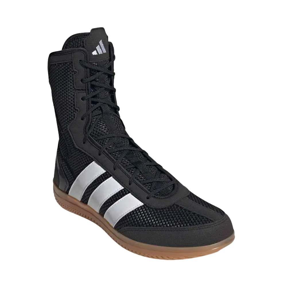 Adidas Box Hog Wide Boxing Boots - Black-Adidas