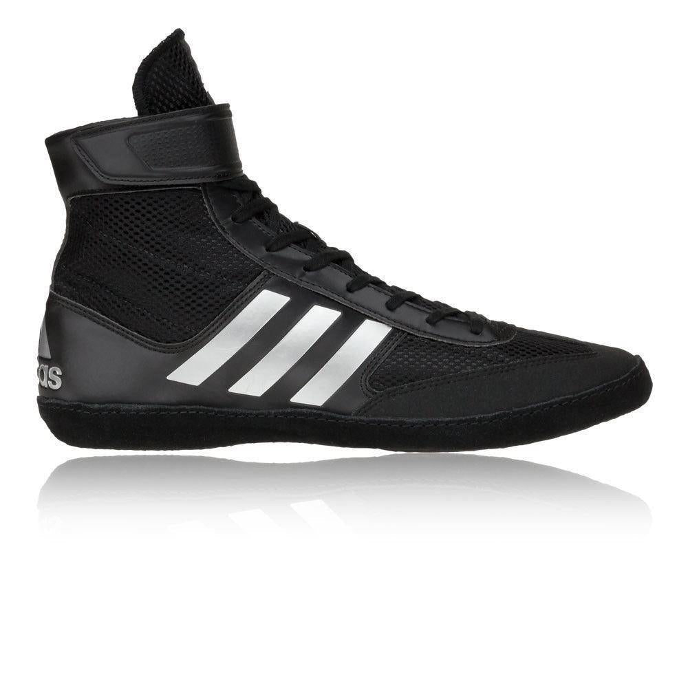 Adidas Combat Speed 5 Wrestling Boots - Black-Adidas