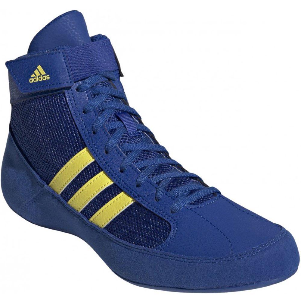 Adidas Havoc Adult Wrestling Boots - Blue-FEUK