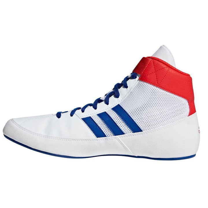 Adidas Havoc Adult Wrestling Boots - White-FEUK