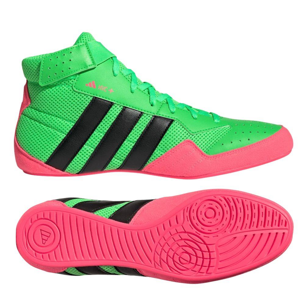 Adidas Havoc Plus Boxing Wrestling Boot - Screaming Green-Adidas