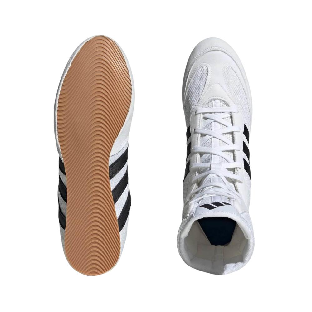 Adidas Box Hog 2.0 Boxing Boots - White-Adidas