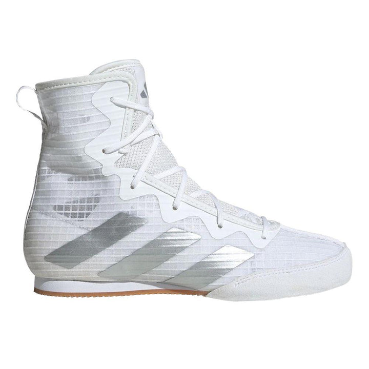 Adidas Kids Box Hog 4 Boxing Boots - White-Adidas