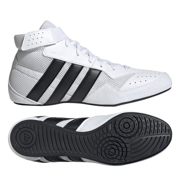 Adidas Kids Havoc Plus Boxing Wrestling Boot - White-Adidas