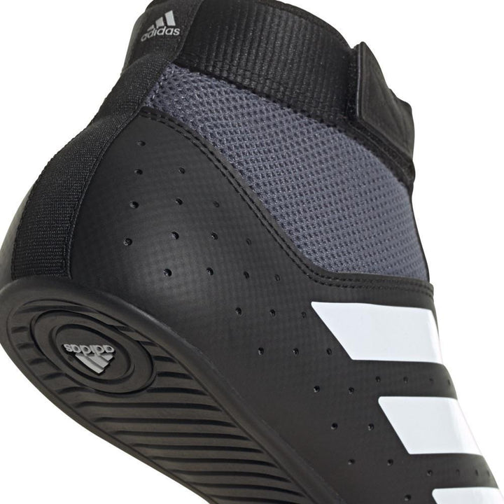 Adidas Mat Hog 2.0 Wrestling Boots - Black/White-FEUK